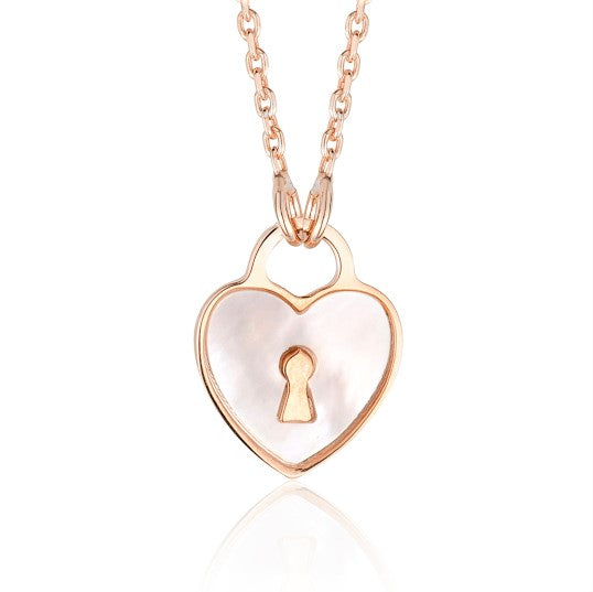 COACH® Outlet | Heart Padlock Pendant Necklace
